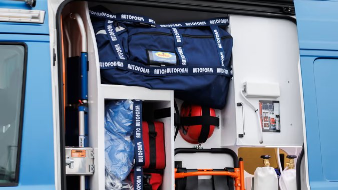 Torsus Terrastorm Rescue tiene un buen almacenamiento de accesorios para emergencias.