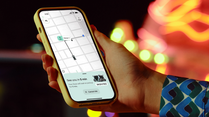 Zoox Robotaxi est'a dIsponible en los dispositivos de Android e iOS.