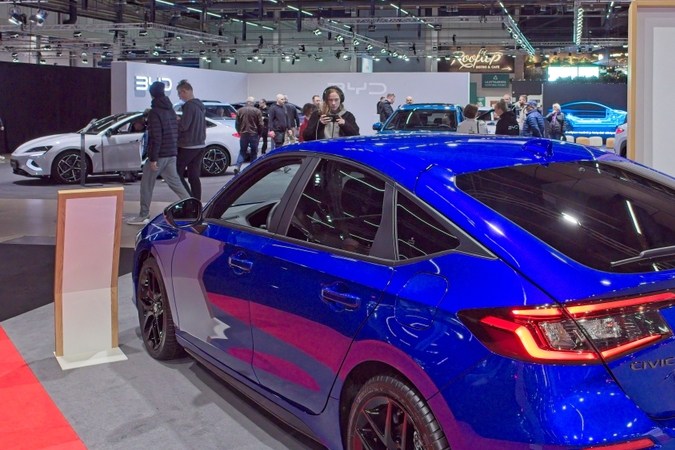 Honda Civic Hybrid Sport en AUTO 25 y Mobility Show en Messukeskus Helsinki.