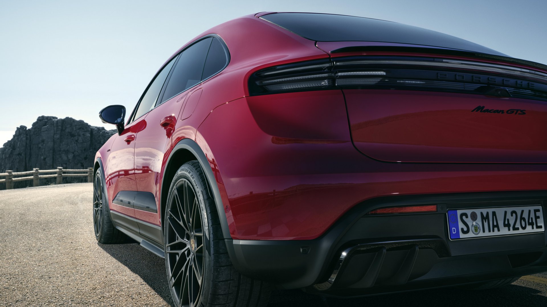 Porsche Macan GTS eléctrico 2026 tiene unas líneas más redondeadas.