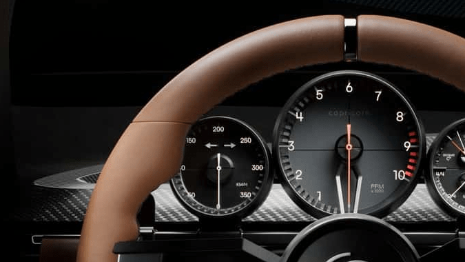 Capricorn Zagato 01 tiene un interior minimalista.