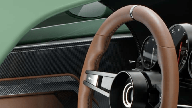 Capricorn Zagato 01 tiene un interior centrado en el conductor.