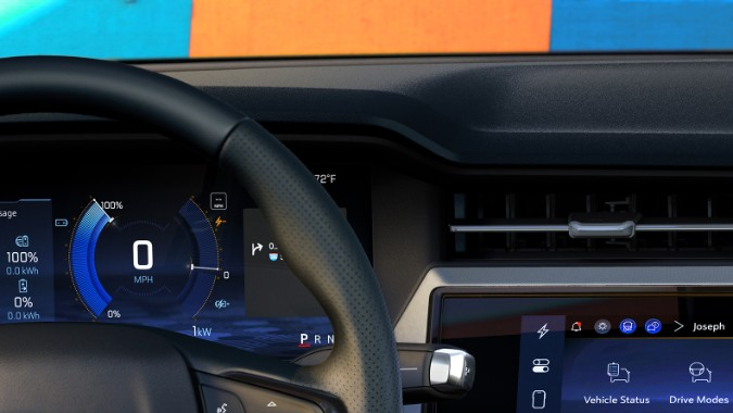 Chevrolet Bolt 2027 cuenta con un sistema avanzado de infoentretenimiento.