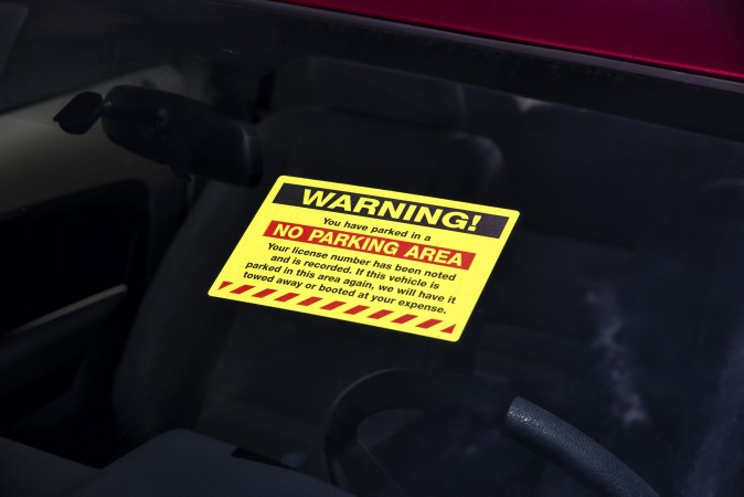 multa por estacionamiento errado