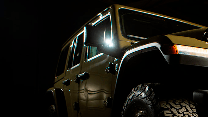 Jeep Wrangler 4xe tiene varios acabados premium.