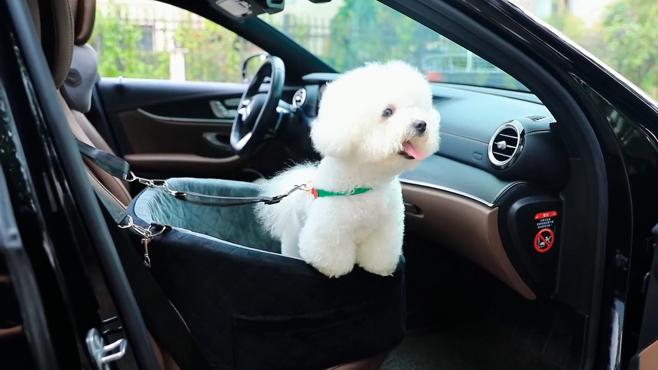 La butaca para perros Neezukar ofrece economía y orden en el auto.
