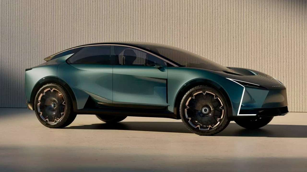 Lexus LS Coupe Concept tiene un perfil deportivo.