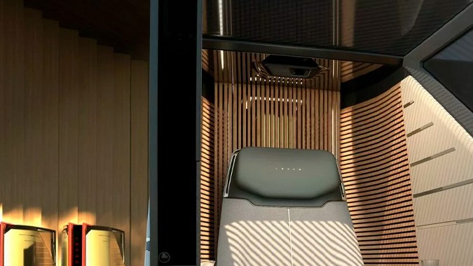 Lexus LS micro concept es un monoauto para conducción autónoma.