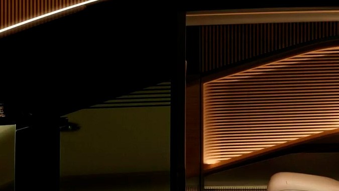 Lexus Minivan LS Concept tiene varios accesorios que evocan el lujo.