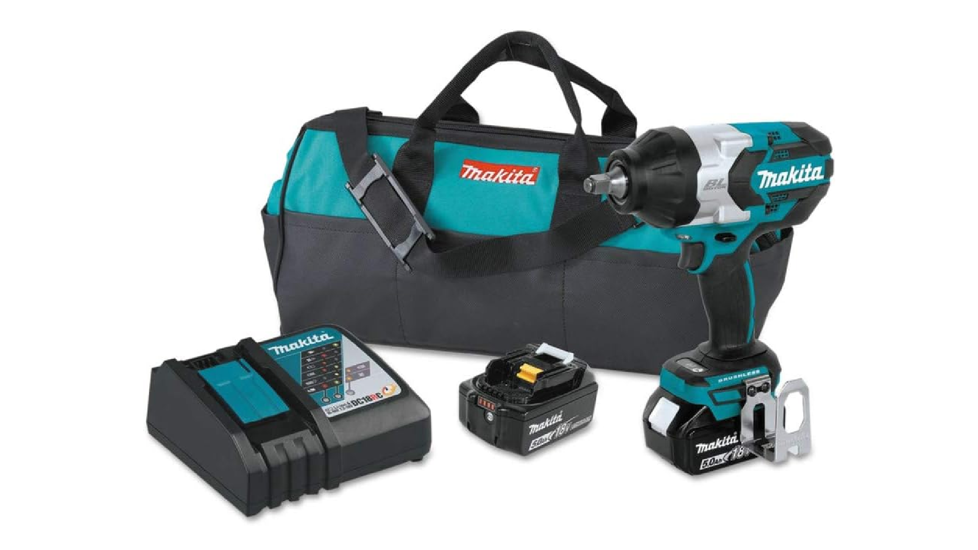 Llave de impacto inalámbrica Makita XWT08T es una de las más costosas del mercado.