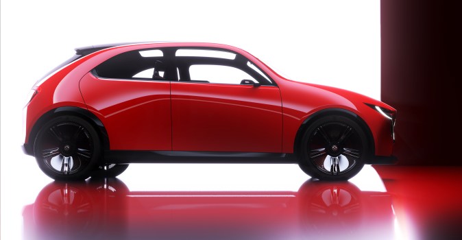 Mazda Vision X-Compact tiene un diseño moderno.