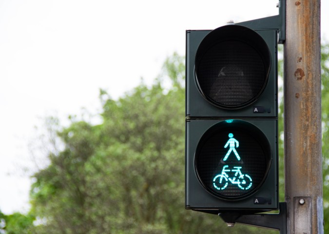 semáforo para peatones