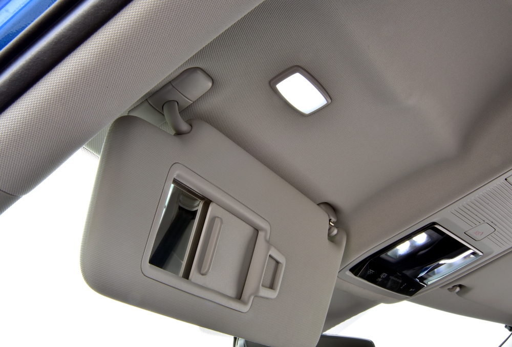 Protección del visor solar en el coche