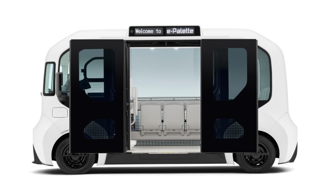 Toyota e-Palette es el vehículo multiuso del futuro.