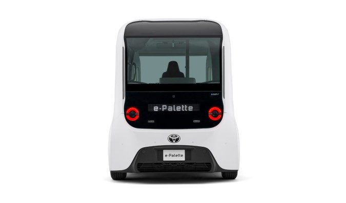 Toyota e-Palette tiene un diseño innovador.