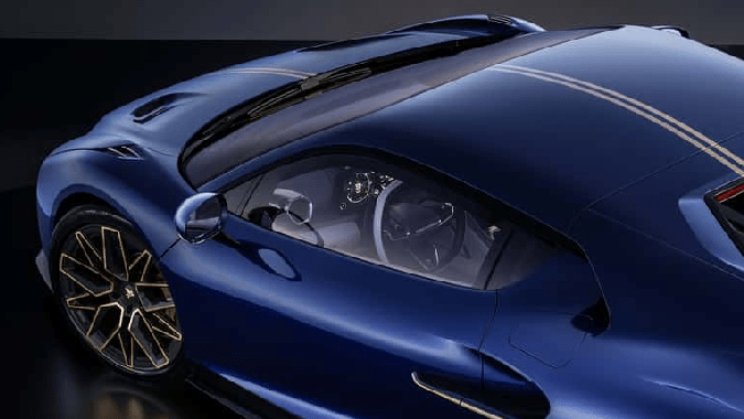 Vittori Turbio tiene un diseño robusto y musculoso.