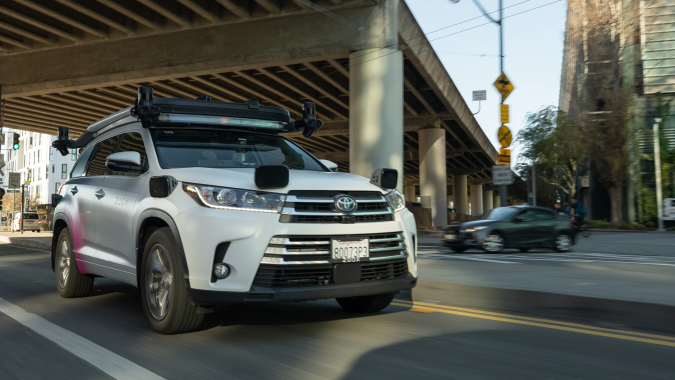 Zoox prueba vehículo en las calles de Washington