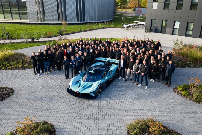 Bugatti Bolide tuvo su despedida en Francia.