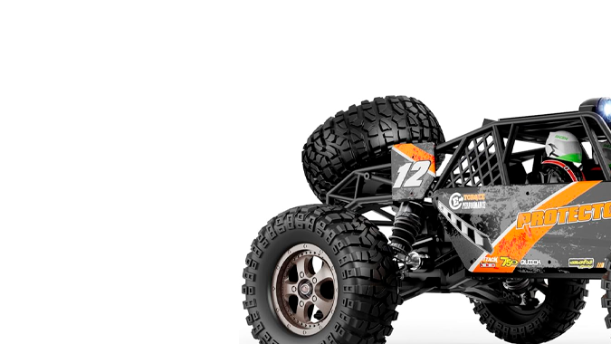 Auto RC Haiboxing escala 1:12, 4x4 Protector tiene una capacidad todoterreno para diversión.