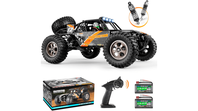 Auto RC Haiboxing escala 1:12, 4x4 Protector tiene una capacidad todoterreno para diversión.