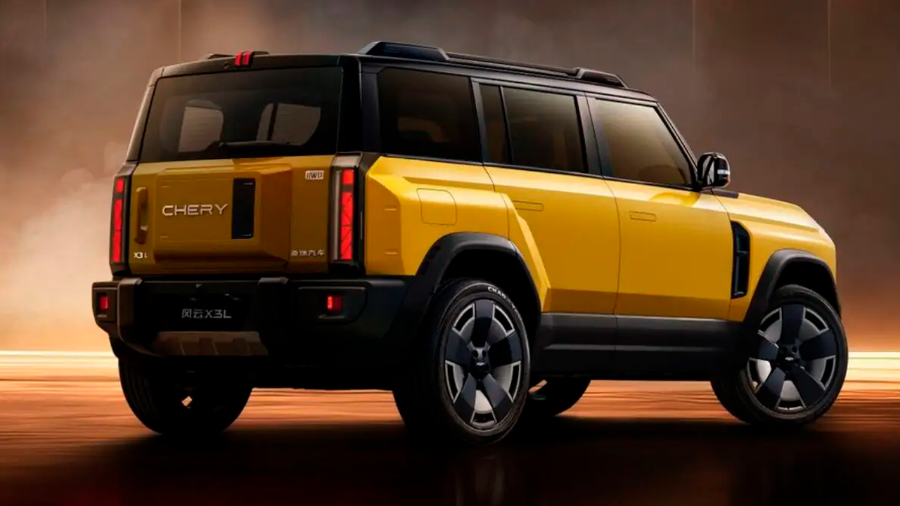 Chery Fulwin X3L 2026 está inspirada en la Land Rover Sport.