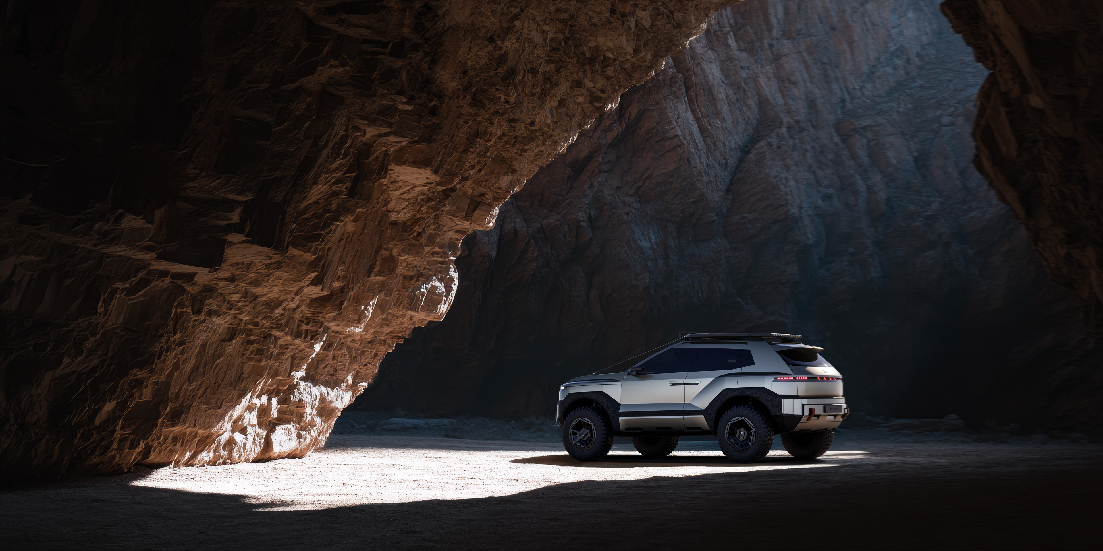 Hyundai Crater Concept está pensado para conquistar la naturaleza.