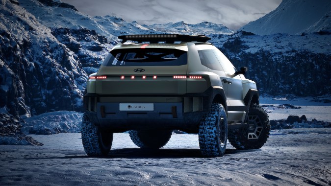 Hyundai Crater Concept tiene un diseño futurista.