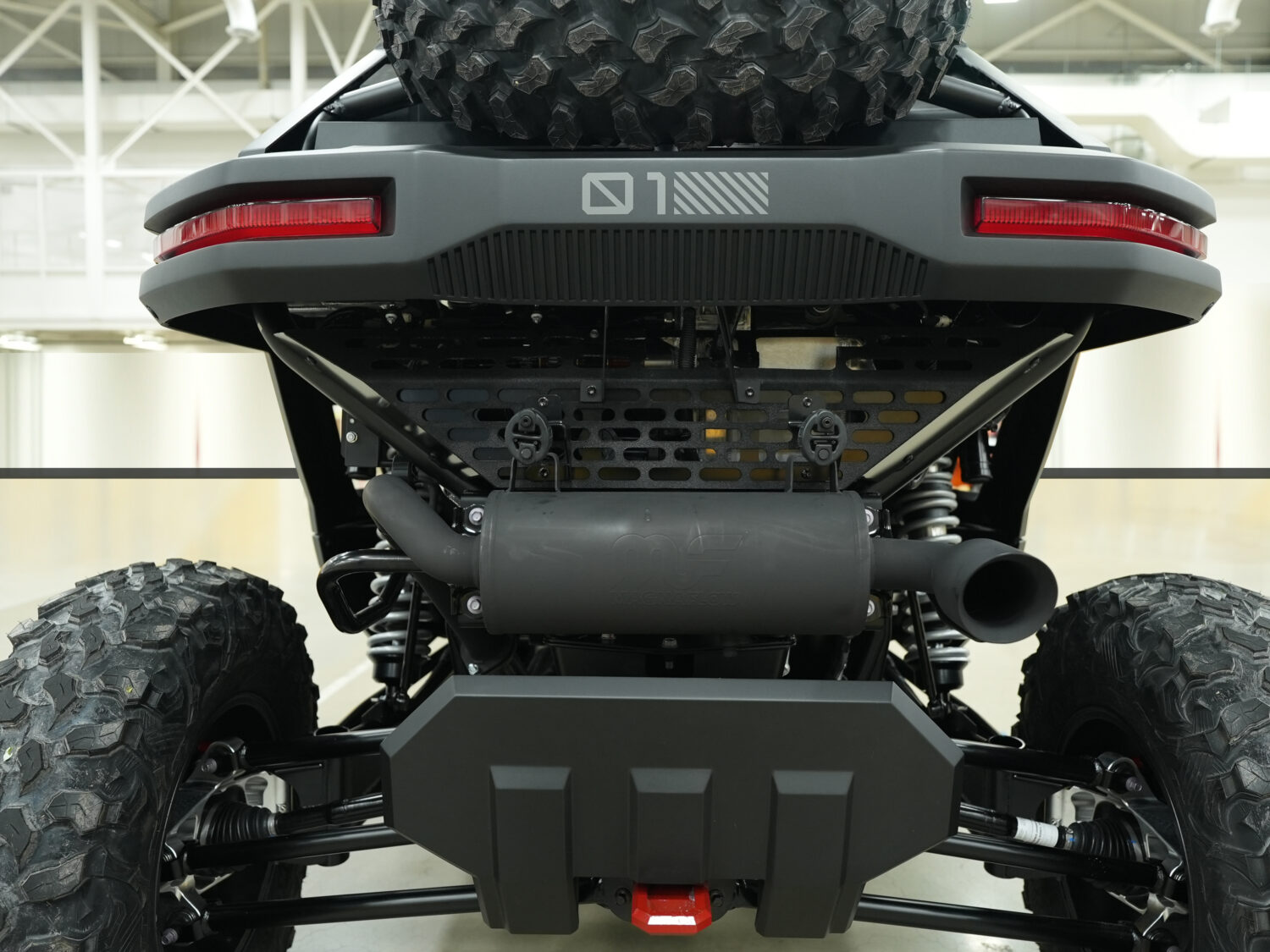 Toyota Scion 01 Concept tiene un sistema de suspensión ideal para la estabilidad fuera del asfalto.