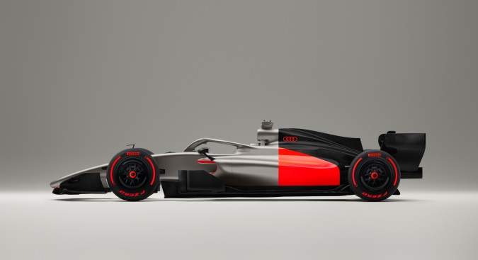Audi R26 Fórmula 1 Concept plantean luchar por el campeonato en 2030.