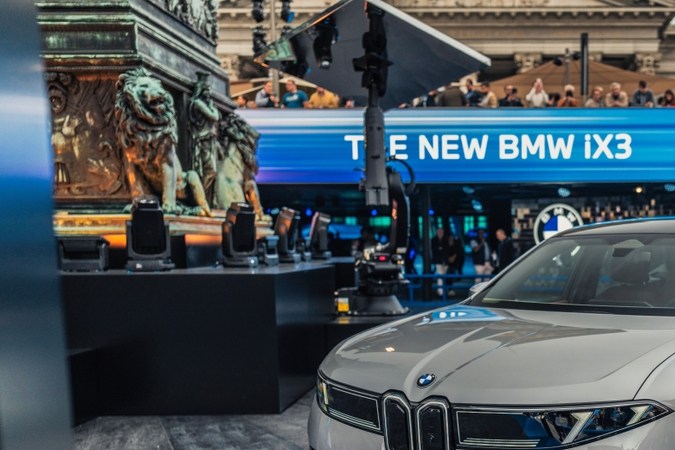 El Nuevo BMW iX3 Neue Klasse en el stand de BMW en IAA Mobility 2025 en Múnich, Alemania, el 8 de septiembre de 2025.