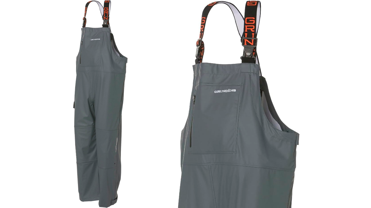 Overol o braga de trabajo Grundens son ideales para repeler líquidos.