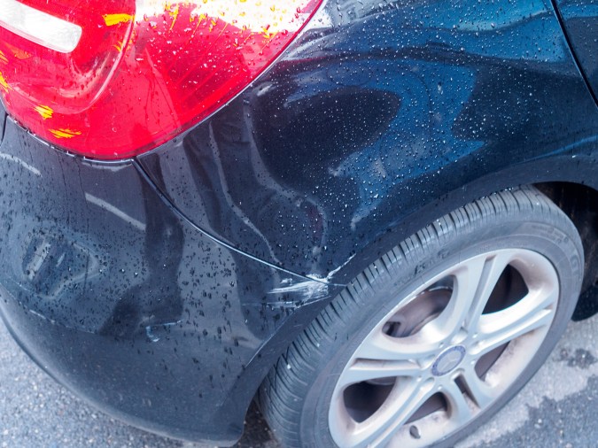 daños menores en el auto