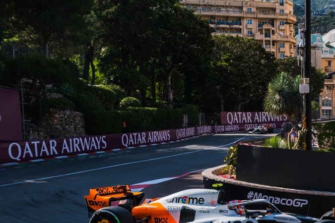 Monte-Carlo, Mónaco, Circuito de Mónaco, 26 de mayo de 2023: Lando Norris, Mclaren F1 Team, durante el Gran Premio de Fórmula 1 de Mónaco
