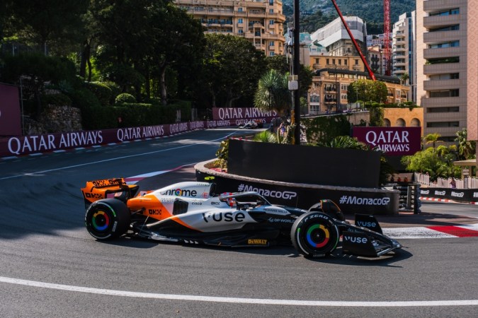Monte-Carlo, Mónaco, Circuito de Mónaco, 26 de mayo de 2023: Lando Norris, Mclaren F1 Team, durante el Gran Premio de Fórmula 1 de Mónaco