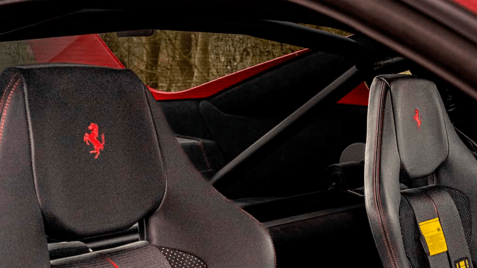 Talos XXT no modificó el interior del Ferrari 599.