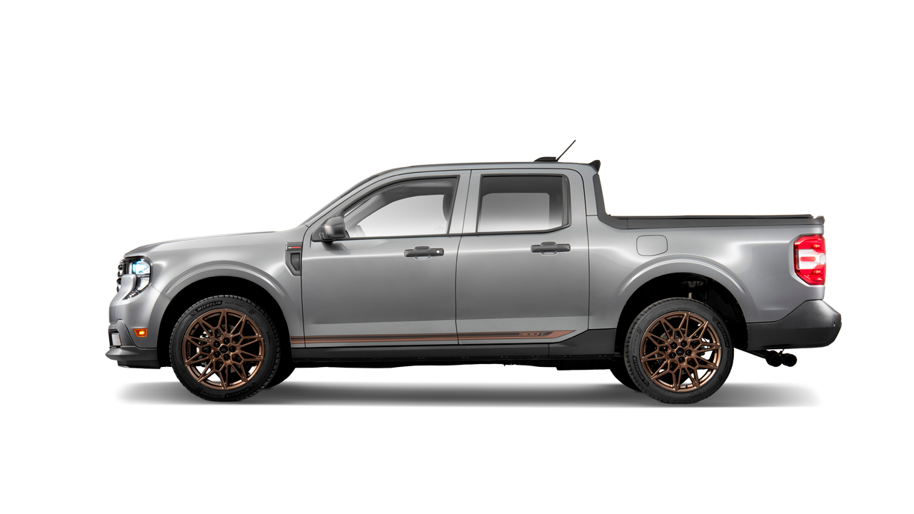 Ford Maverick 300T tiene detalles exclusivos de alto rendimiento.