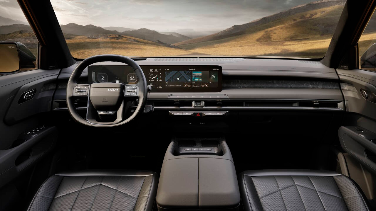 Kia Telluride 2027 tiene un interior más amplio.