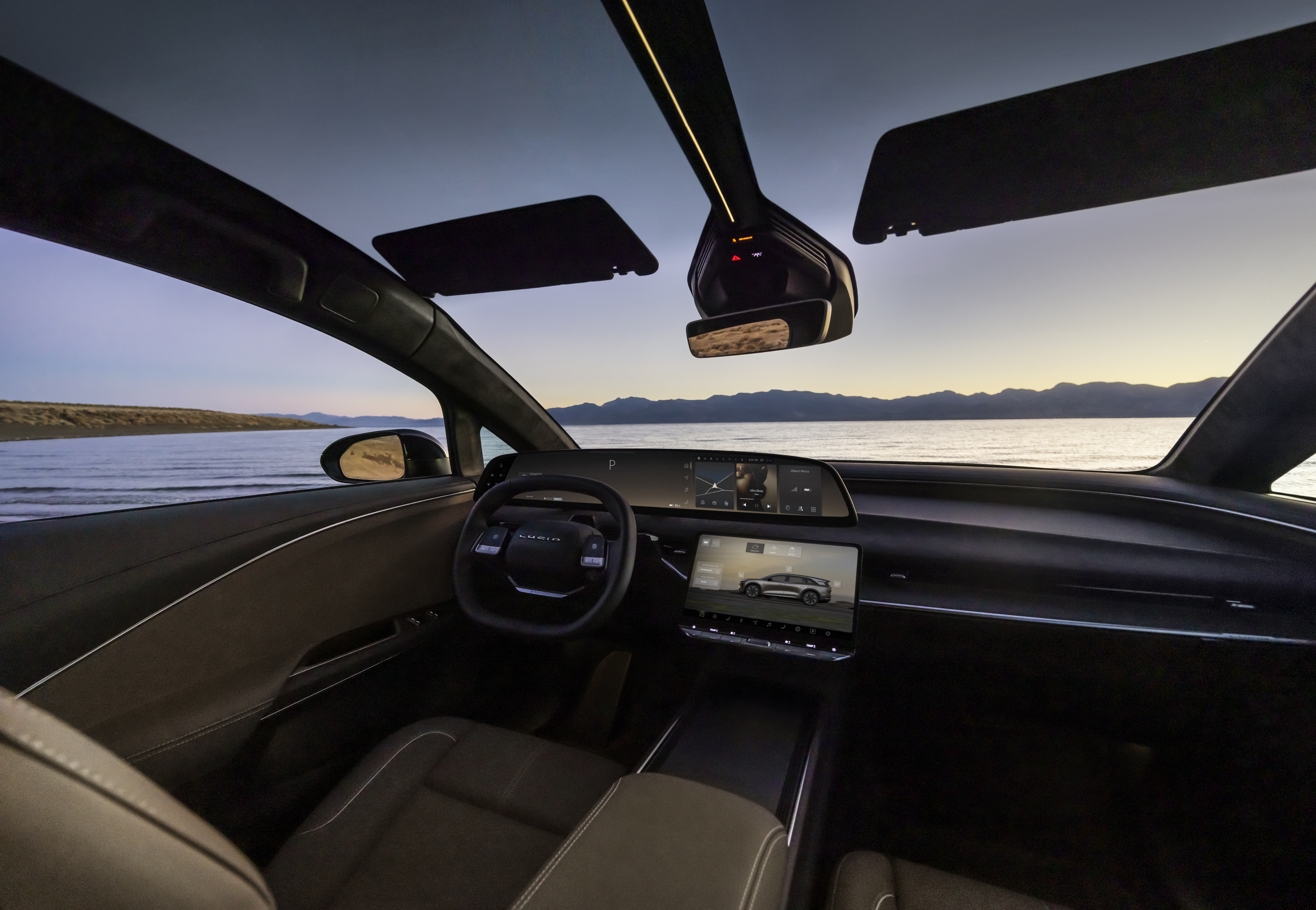 Lucid Gravity Touring 2026 logra un buen espacio interior.