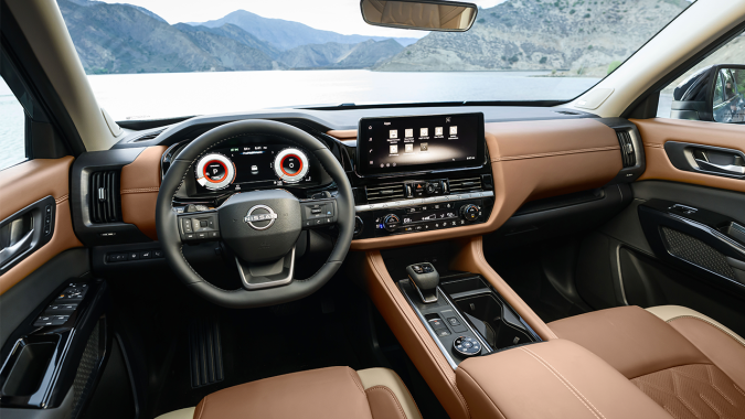 Nissan Pathfinder 2026 tiene una pantalla de visualización más grande.