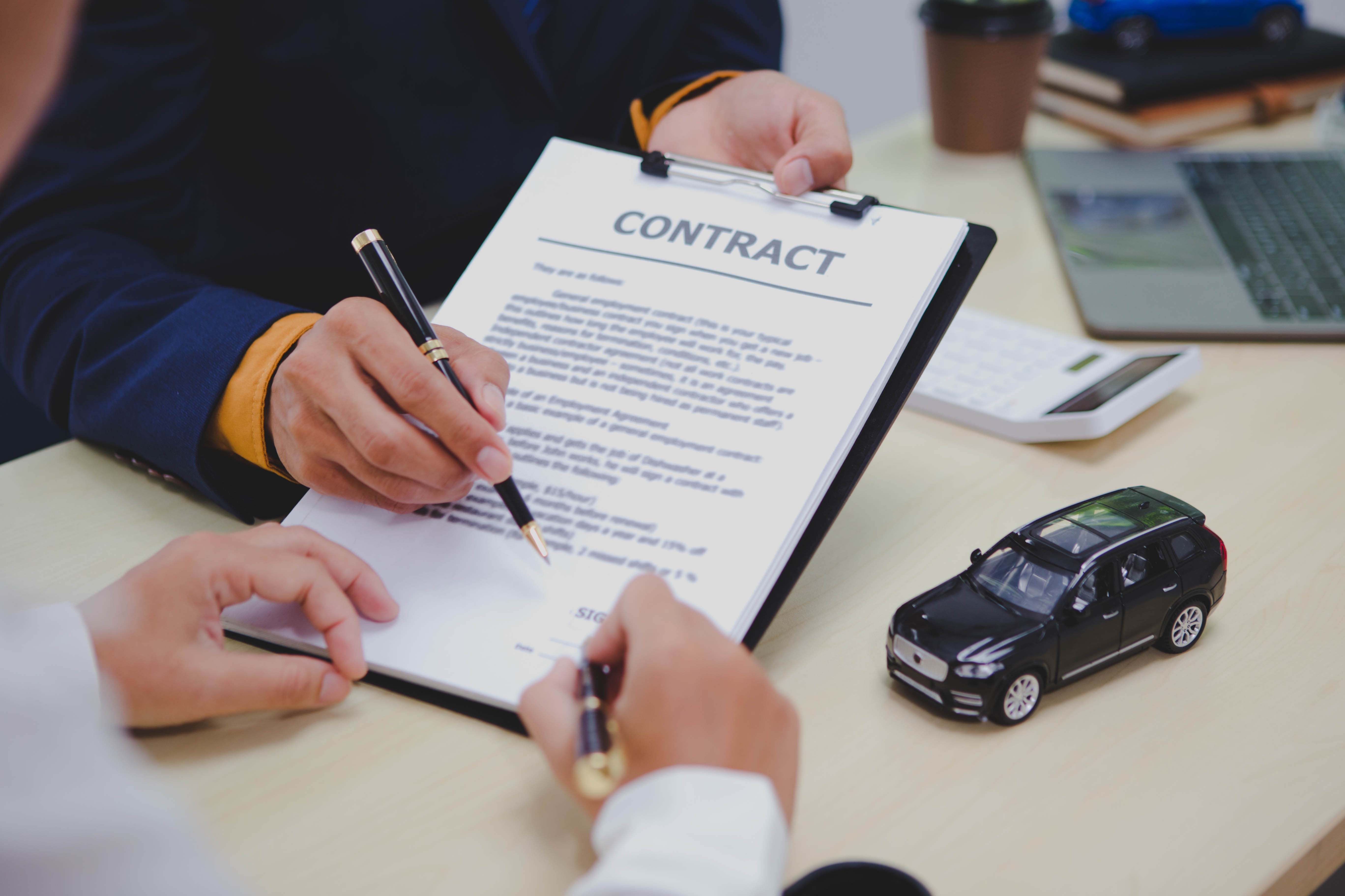 contrato de renta de carro