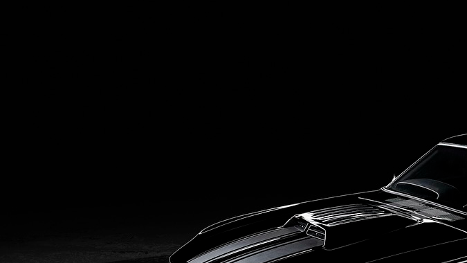 Ringbrothers Kingpin Mustang tiene una carroceria ensanchada.