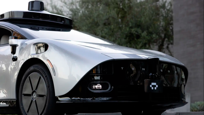 Tensor Robocar tiene un diseño moderno.