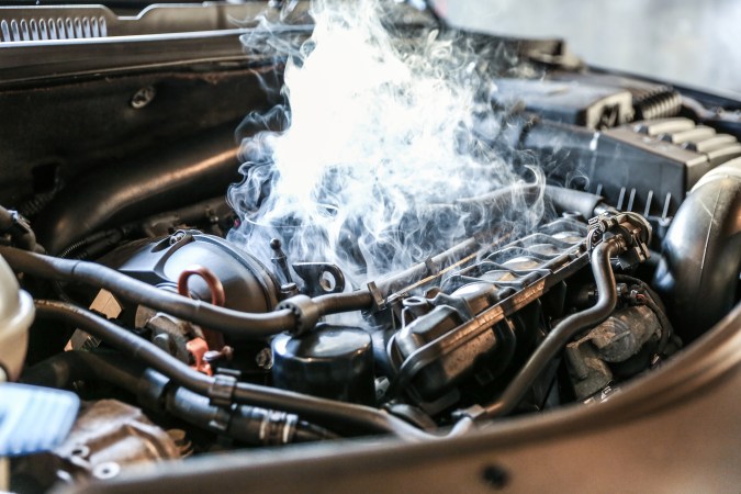 daños en auto sobrecalentado