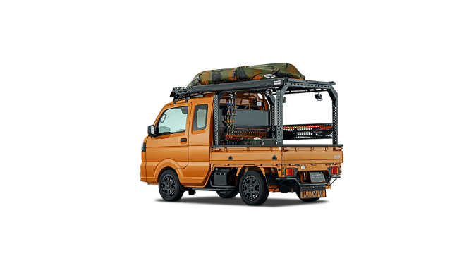 Suzuki Super Carry Work & Play Pro es ideal para llevar la carga en lugares extremos.