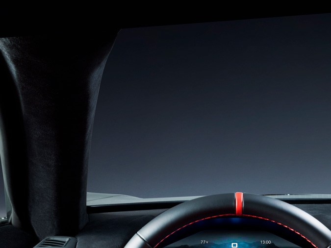 Toyota GR GT tiene un interior centrado en la conducción.