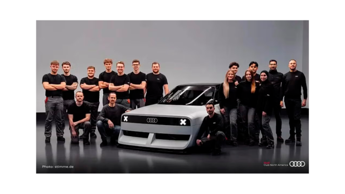 Audi GT50 Concept fue creado por el equipo de jóvenes aprendices de Audi.