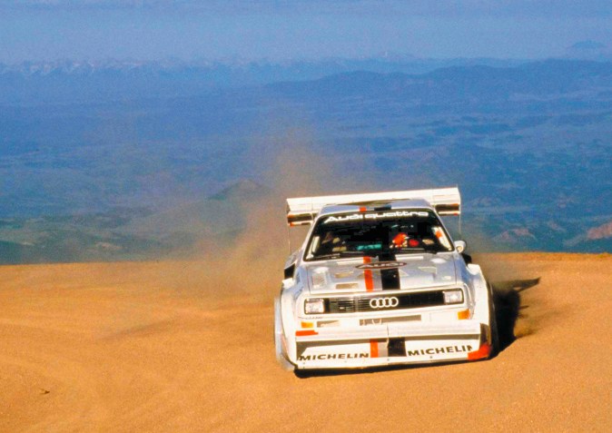 Audi Sport quattro rompió récord en Pikes Peak en 1987.