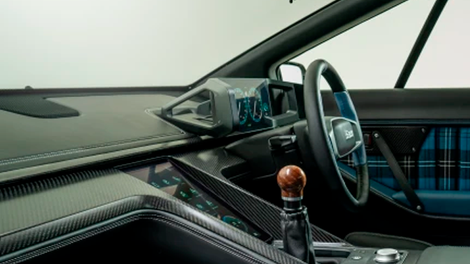 Encor Serie 1 conserva el interior clásico del Lotus Esprit.