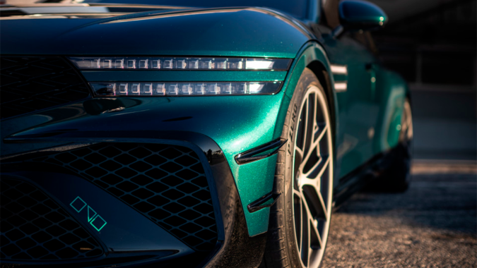 Genesis G90 Wingback Concept brinda un gran diseño aerodinámico.