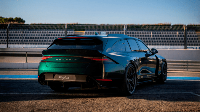 Genesis G90 Wingback Concept tiene un diseño moderno.